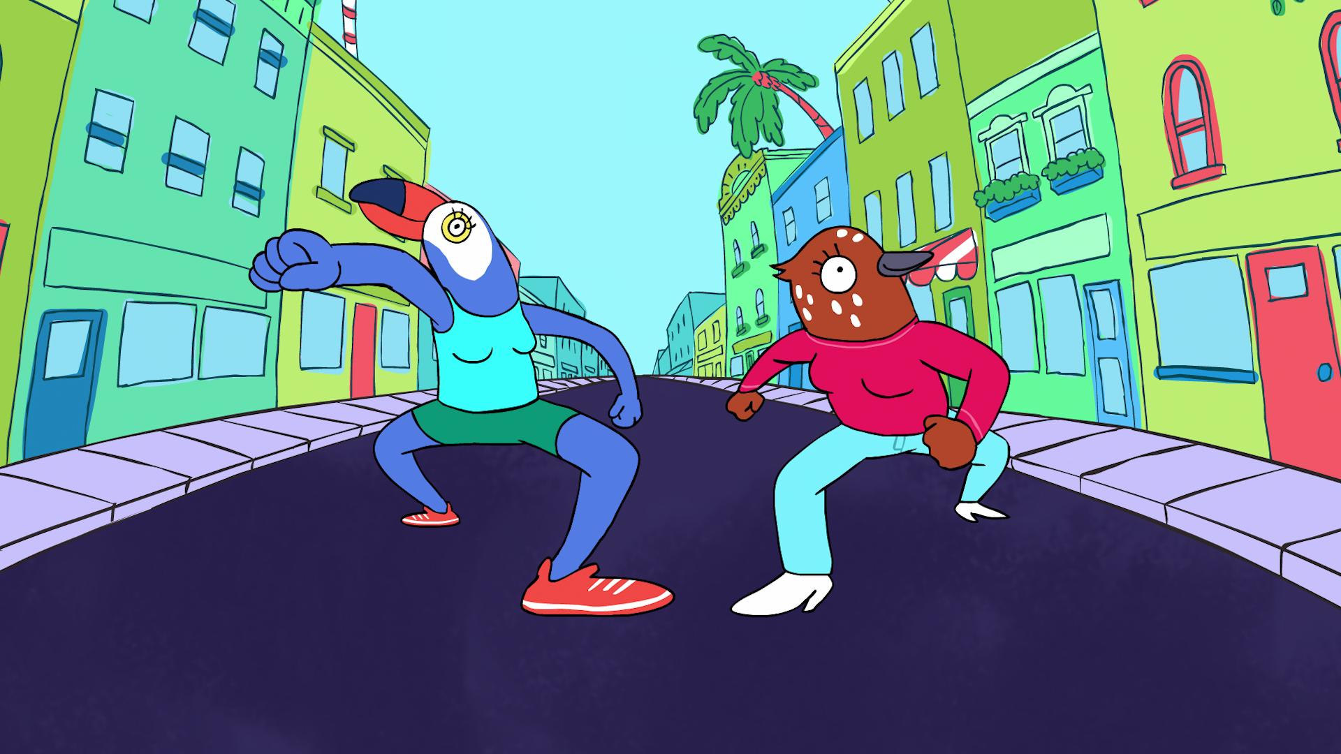 “Tuca & Bertie”: dos contrastes às metáforas