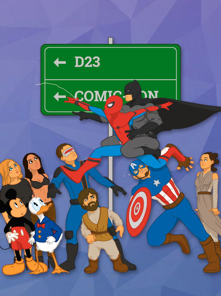 com a D23 e a SDCC na Capa, a Edição #2 foi lançada no dia 29 de julho de 2017